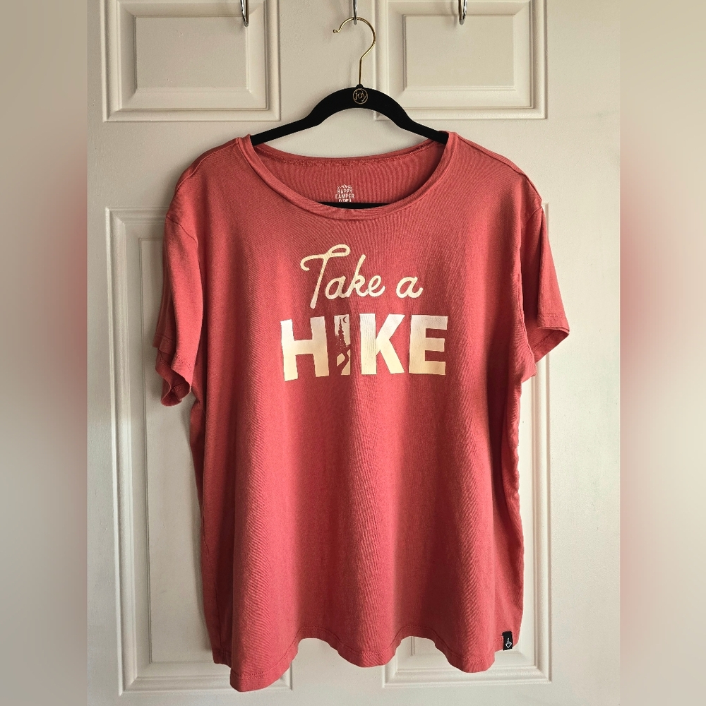 Torrid "Take a Hike" Happy Camper Active Shirt, Plus Size 1 | 1X | US 14 - 16